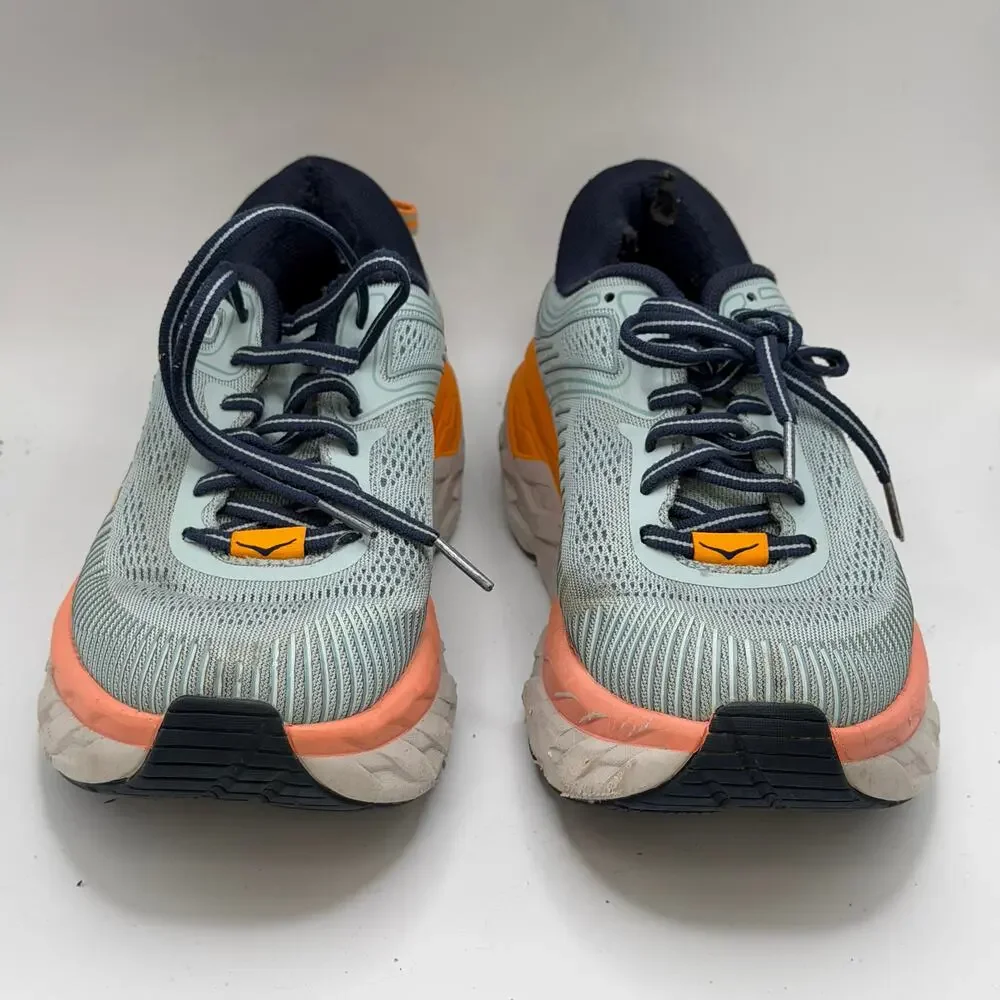 Hoka One One Bondi 7 Blue Haze Black Iris Women's Running Shoes Size 6.5 1110519